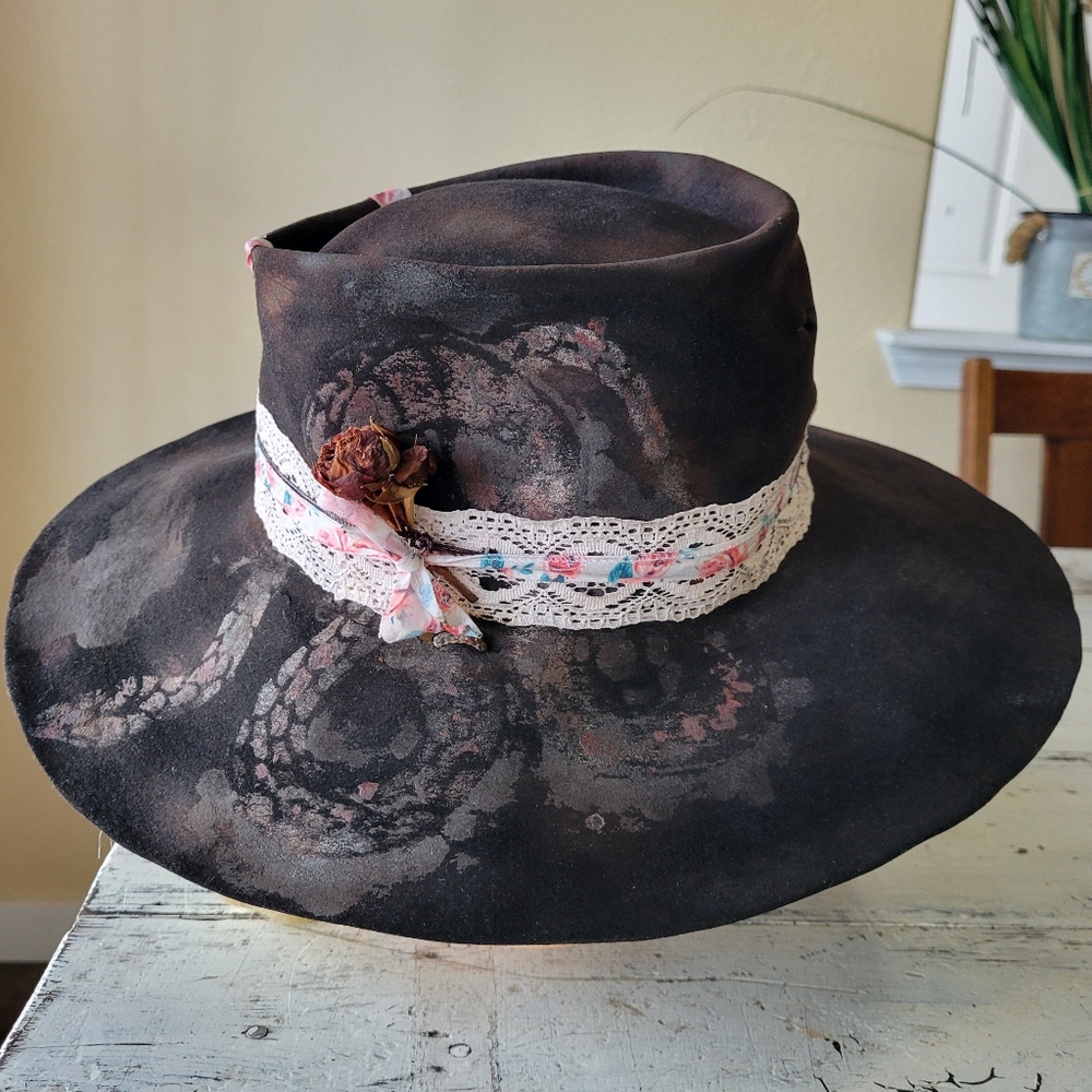 Custom vintage western hat